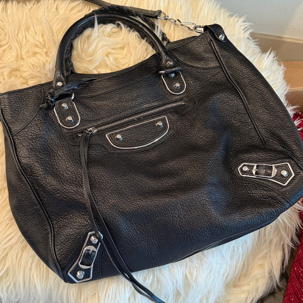 Balenciaga Black Satchel Bag